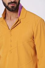 Load image into Gallery viewer, Mustard Short Kurta set
