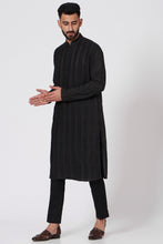 Load image into Gallery viewer, Black Kurta set
