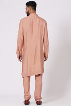 Load image into Gallery viewer, Old rose Shoulder buttoned Kurta set
