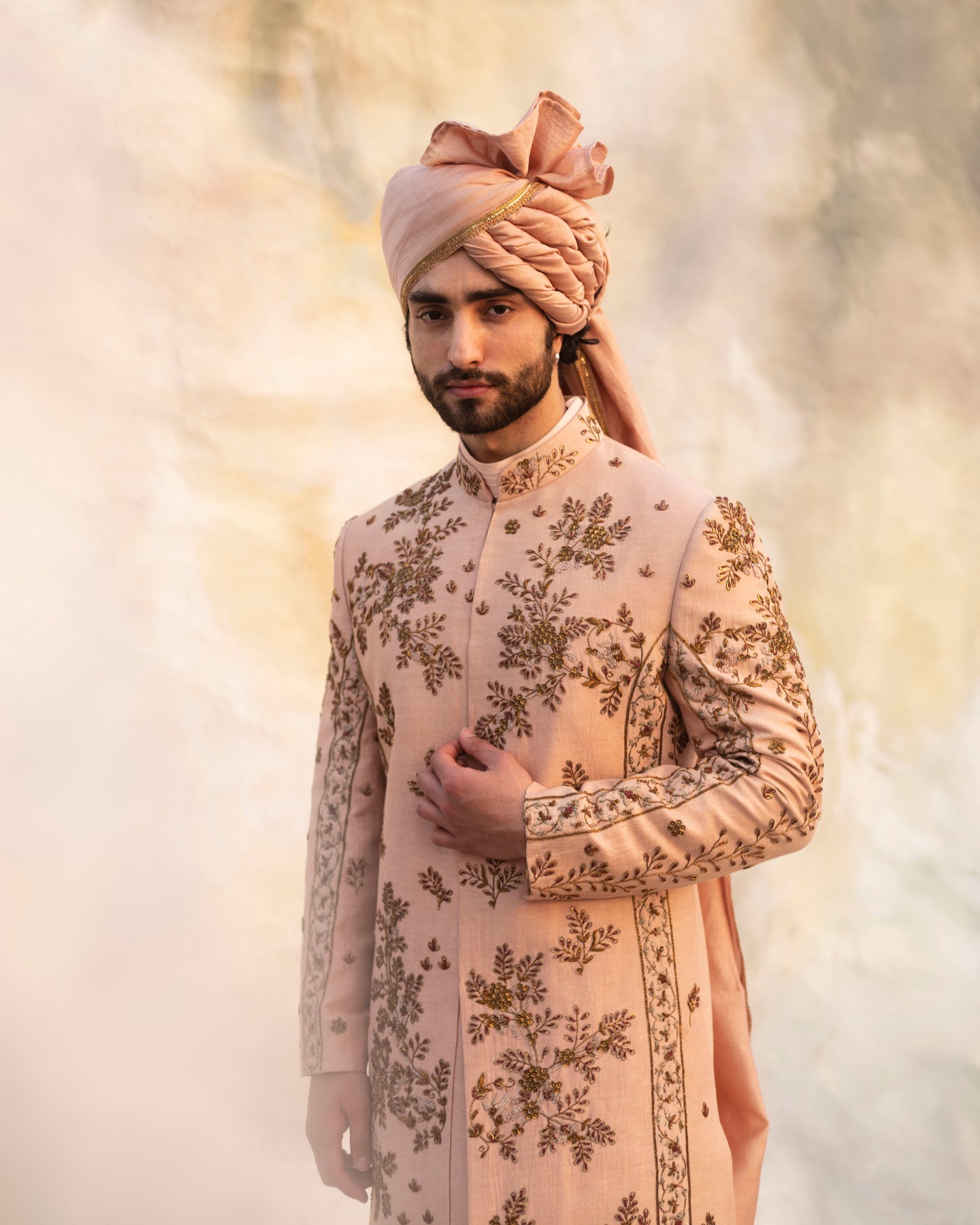 Champagne 3D 
element sherwani