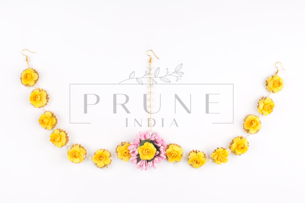 Full Floral Matha Patti In Roses(PIWB FFMP)