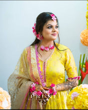 Load image into Gallery viewer, Pink Floral Jewellery Set (Sstecha-05)
