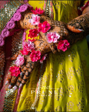 Load image into Gallery viewer, Pink Floral Jewellery Set (Sstecha-05)
