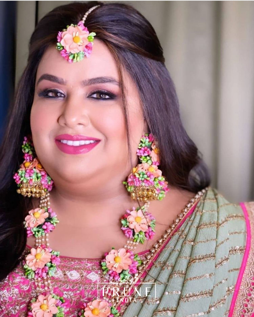 Multi Colour Floral Jewellery Set (Wbtjrhh-04)