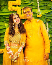 Load image into Gallery viewer, Yellow Floral Jewellery Set (Wbtbjh-03)
