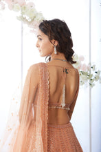 Load image into Gallery viewer, Rust Antique Sequin Lehenga Set
