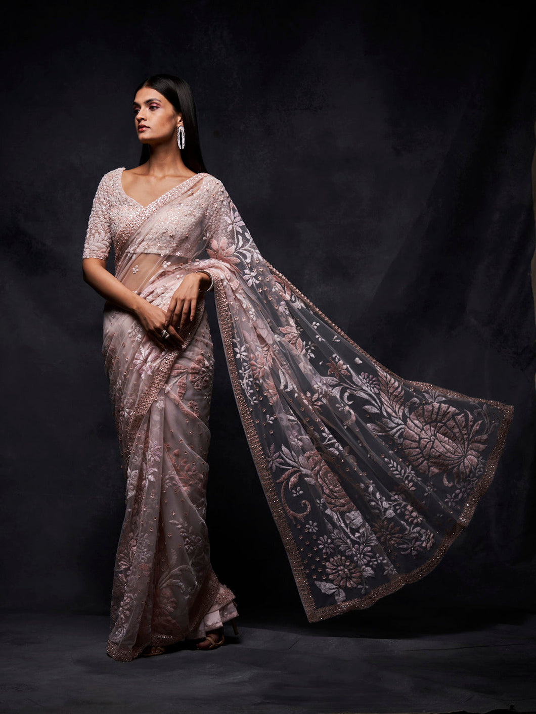 Soft Pink Saree