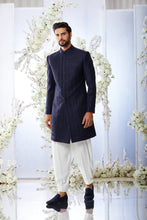 Load image into Gallery viewer, Midnight Blue Sherwani Set
