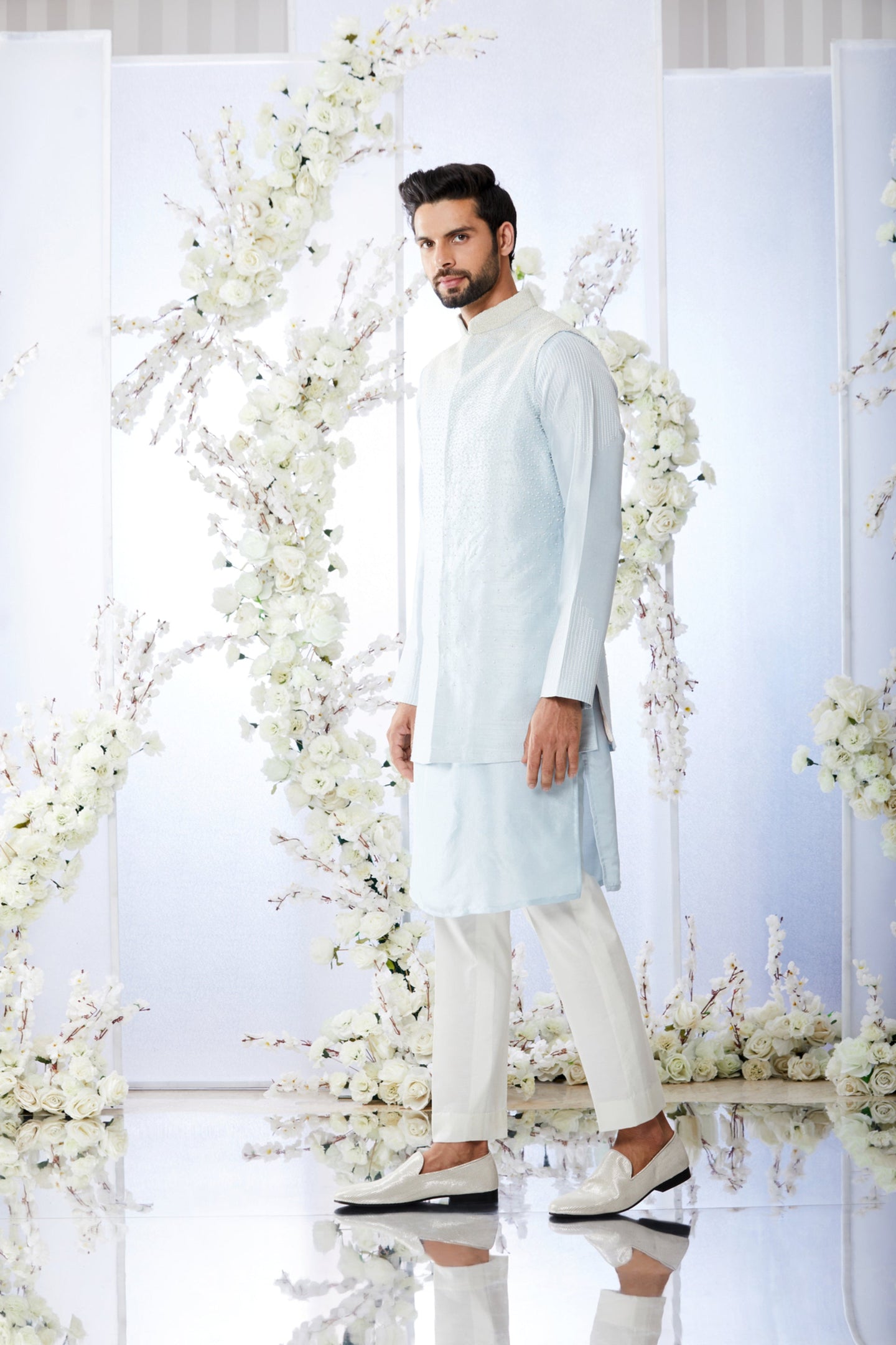 Ice Blue Bundi Set