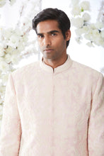 Load image into Gallery viewer, Quartz Pink Pearl Short Sherwani Set
