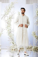 Load image into Gallery viewer, Dusty White Dori Kurta Set
