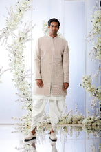 Load image into Gallery viewer, Nude Pearl Short Sherwani Set
