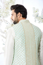 Load image into Gallery viewer, Sage Green Gota Patti Bundi Set
