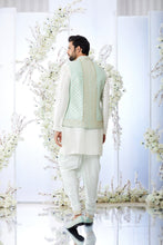 Load image into Gallery viewer, Sage Green Gota Patti Bundi Set
