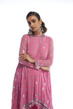 Load image into Gallery viewer, Dark Blush Assyemetrical Kurta Set
