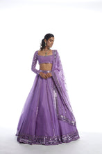 Load image into Gallery viewer, Catnip Purple Lehenga Set
