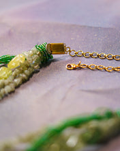 Load image into Gallery viewer, Lime Gemstone neckpiece
