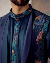 Load image into Gallery viewer, Portrait in Peacock Blue shrug set
