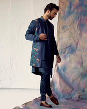Load image into Gallery viewer, Portrait in Peacock Blue shrug set
