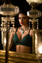 Load image into Gallery viewer, Emerald Green Lehenga Set
