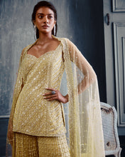 Load image into Gallery viewer, Olive Green Garara Set
