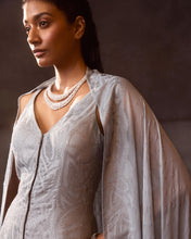 Load image into Gallery viewer, Powder Blue Crystal Sharara Set
