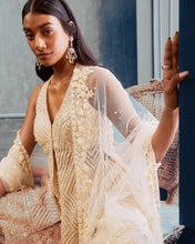 Load image into Gallery viewer, Ivory Floral Sharara Set
