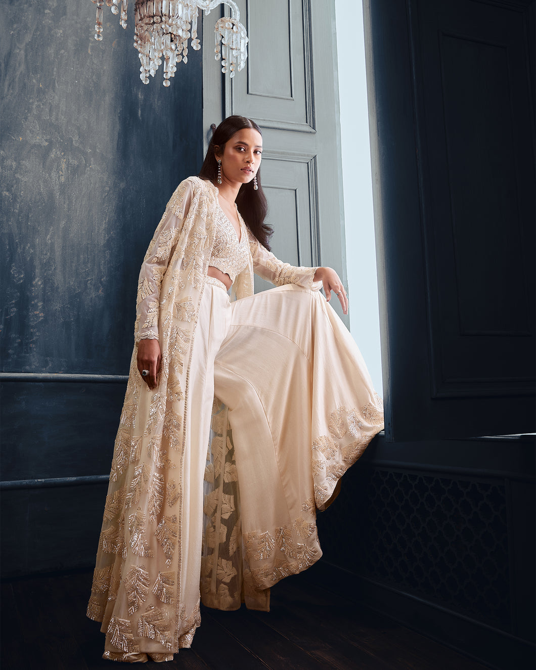 Ivory Jacket Set