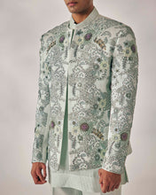 Load image into Gallery viewer, Slow Blue Short Jacket set
