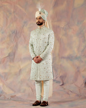 Load image into Gallery viewer, The Blue Momentum Sherwani Set
