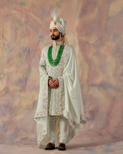 Load image into Gallery viewer, The Blue Momentum Sherwani Set
