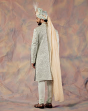 Load image into Gallery viewer, The Blue Momentum Sherwani Set
