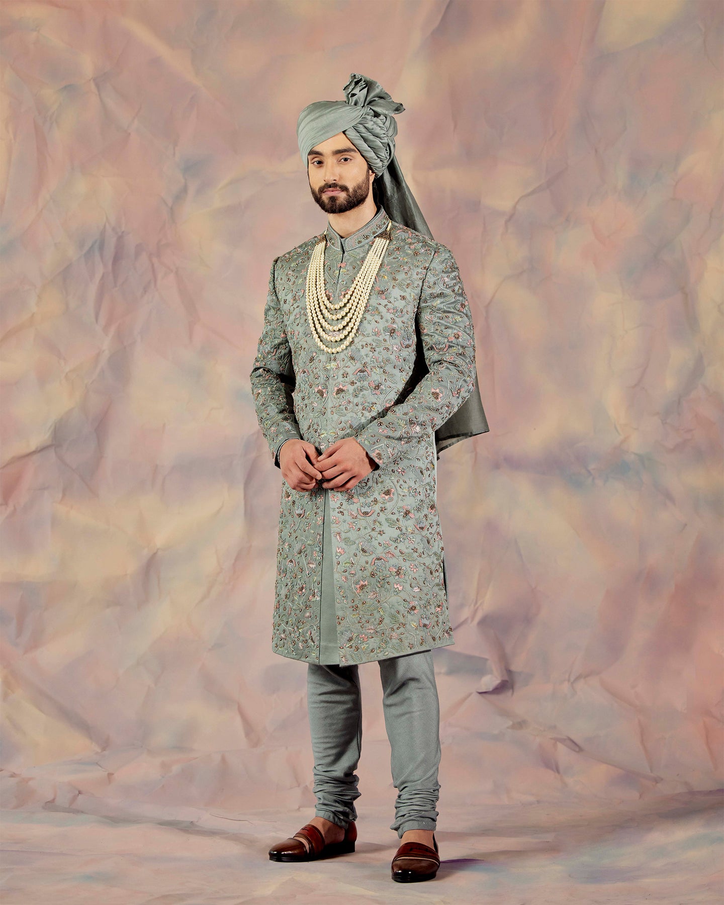 The Grey Saga Sherwani Set