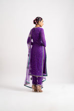 Load image into Gallery viewer, Purple Multi Polka Pant Kurta Set
