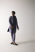 Load image into Gallery viewer, English Purple Overcoat Set
