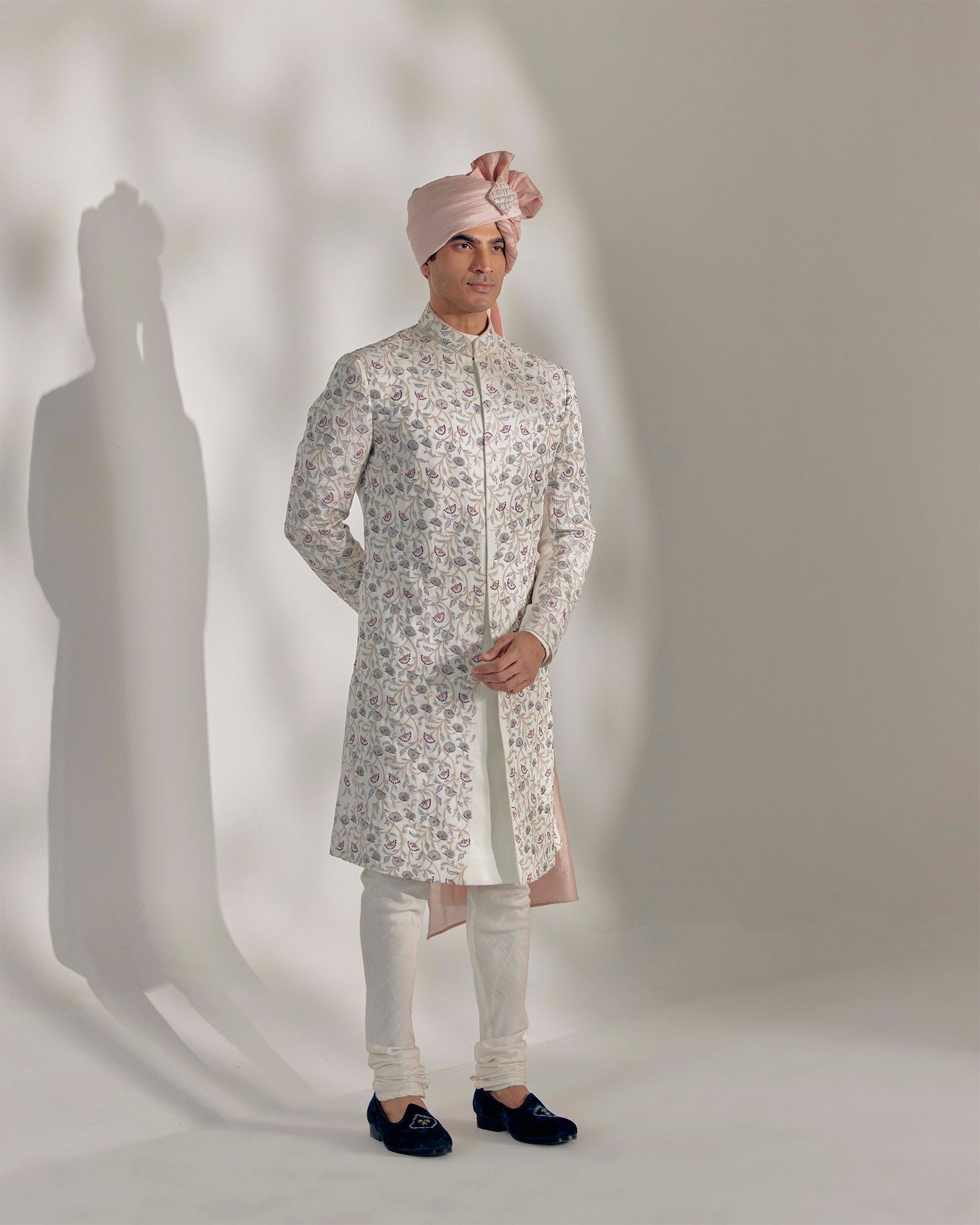 White Vine Sherwani