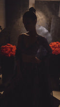 Load and play video in Gallery viewer, Navy Crystal Lehenga Set
