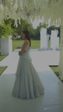 Load and play video in Gallery viewer, Powder Blue Pearl Lehenga Set
